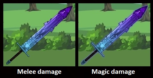 AQW NEW DRAGON BLADE OF DAGE (75% EXTRA DAMAGE) 